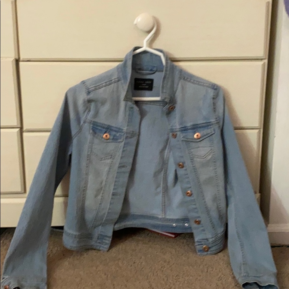 Kids large light Denim Jacket